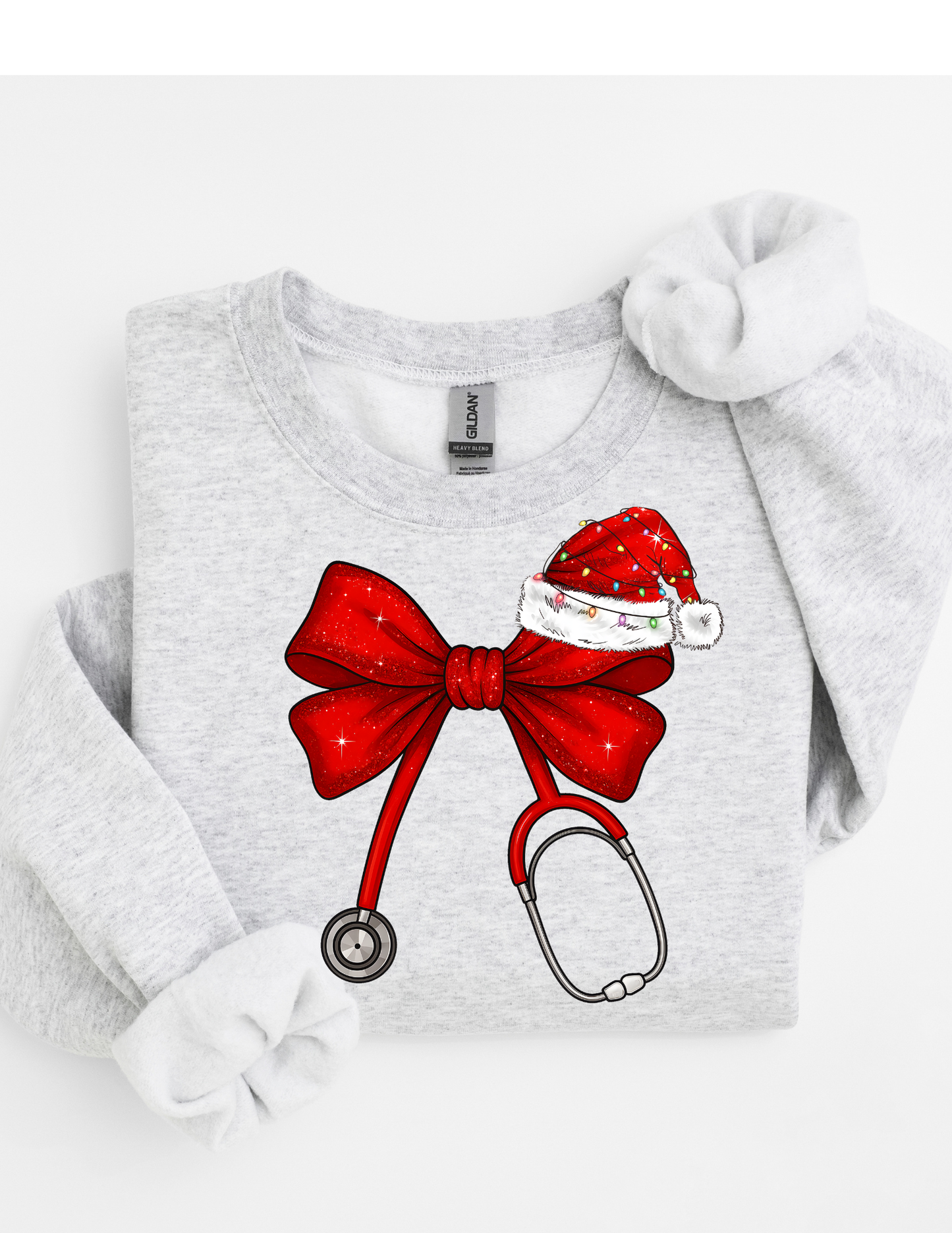 Santa Bow Healthcare Sweater